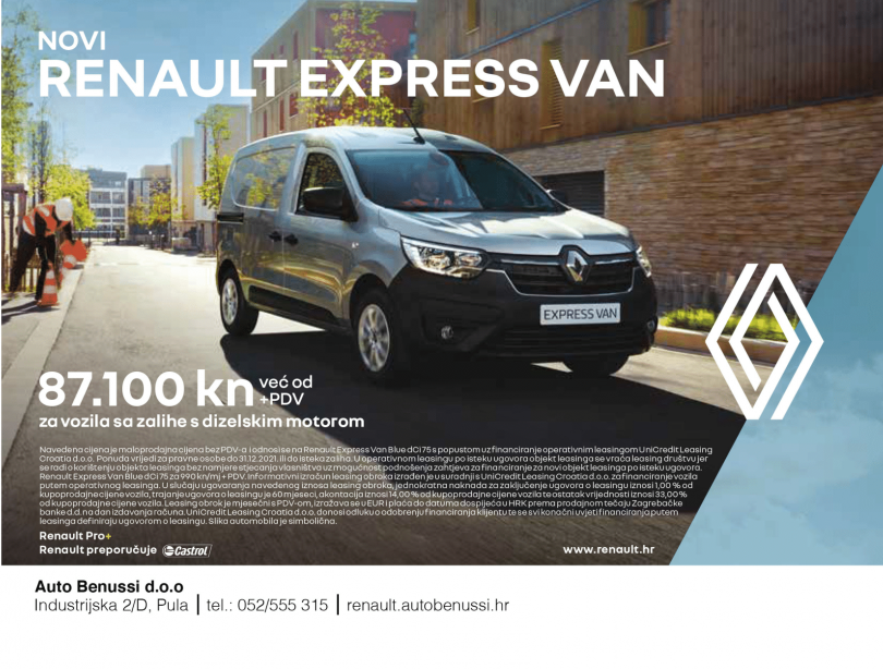 Novi Renault Express Van već od 87.100kn